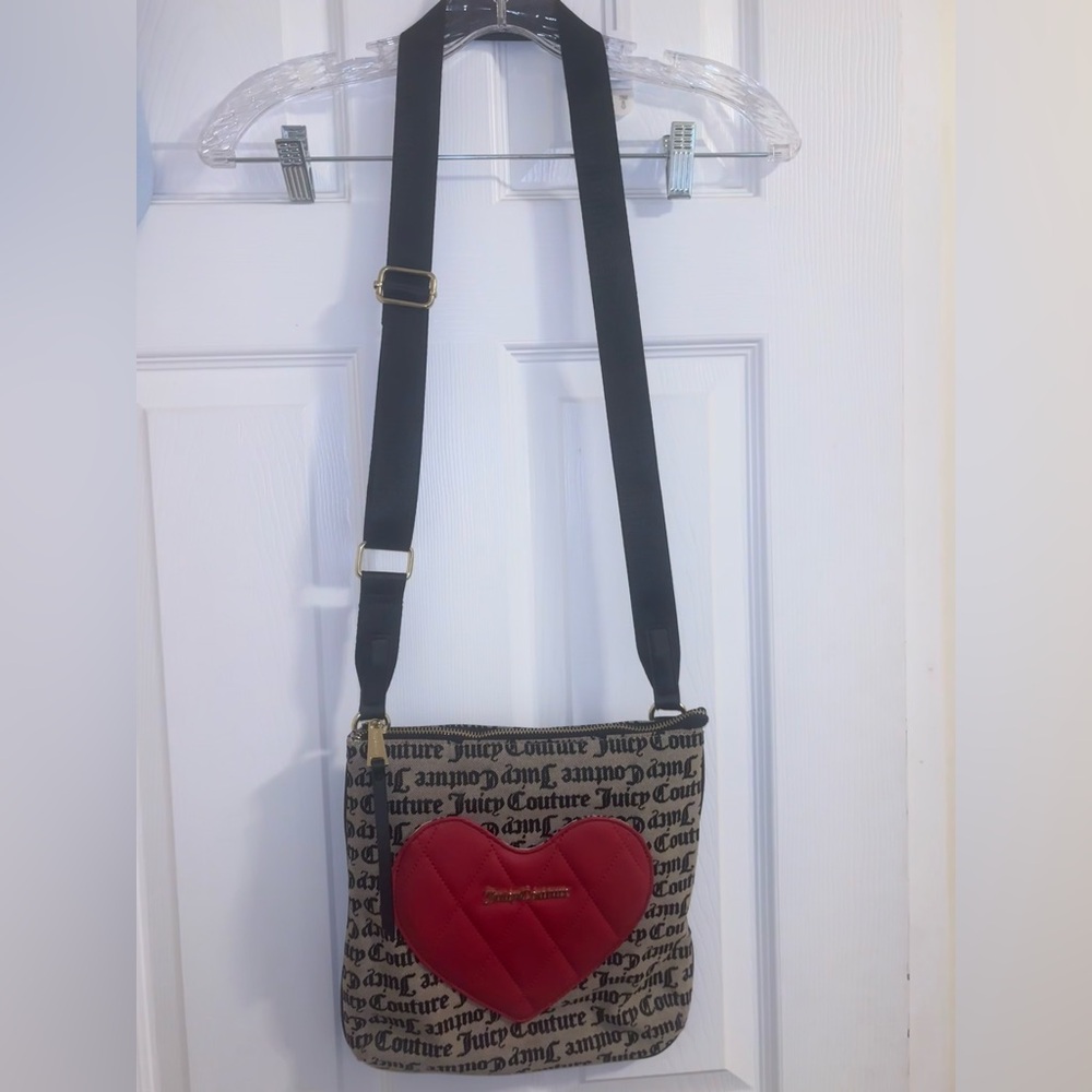 NWOT | Juicy Couture Red and Black Crossbody Purse